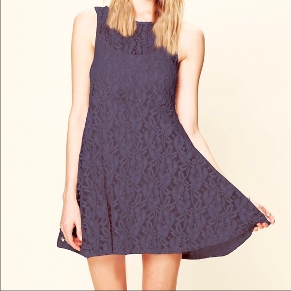 Beautiful Free People Miles of Lace dress